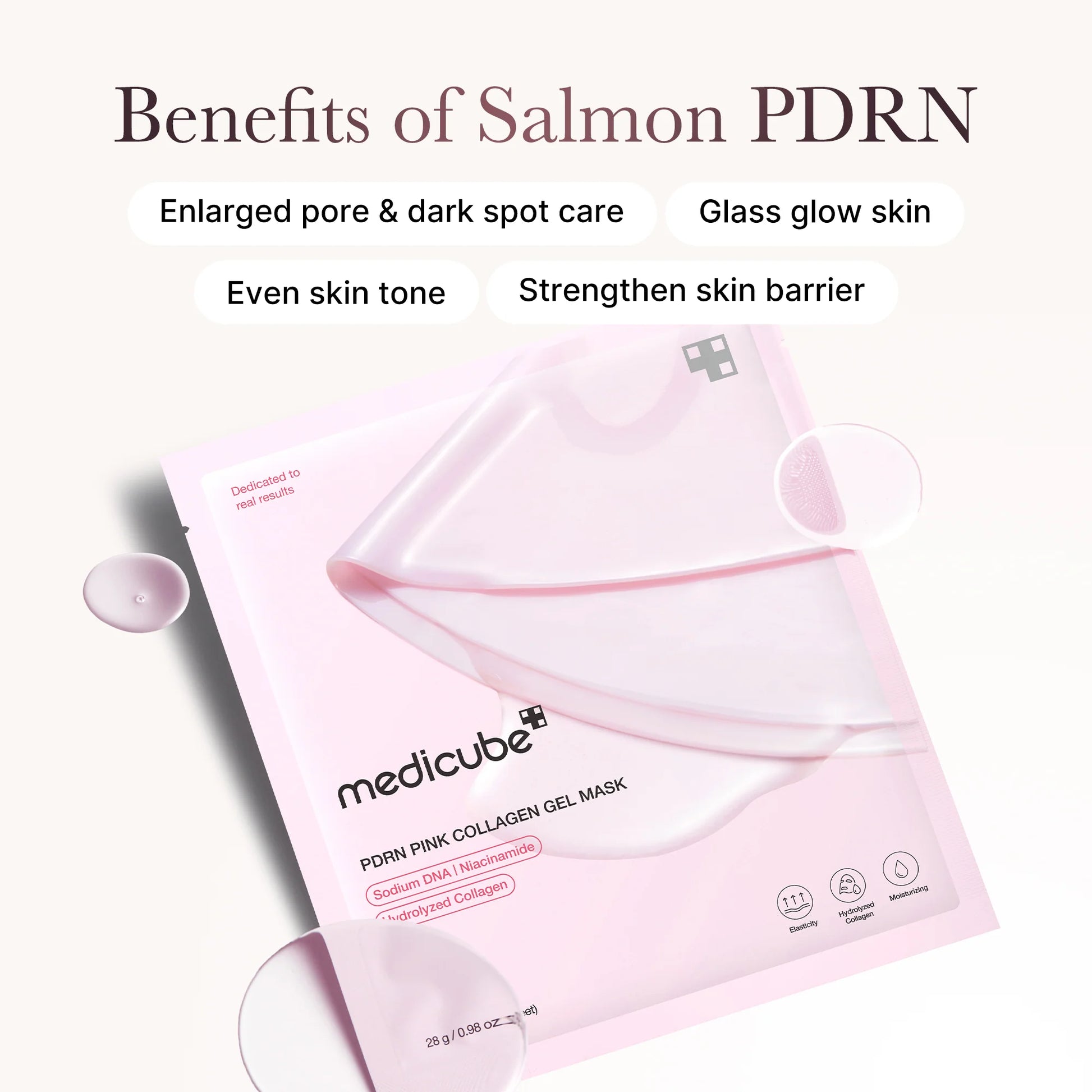 [Subscr.] Salmon PDRN Pink Collagen Jelly Gel Mask