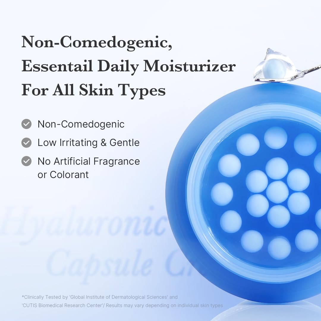 Non-comedogenic Medicube hyaluronic moisturizer suitable for sensitive skin with no artificial fragrance or colorants