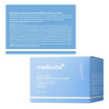 Medicube Hyaluronic Moisturizing Capsule Cream retail packaging with blue box and jar for daily hydrating skincare routine