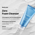Medicube Zero Foam Cleanser with soft foam texture for daily pore care