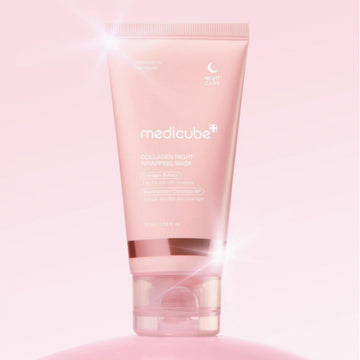 Medicube Collagen Night Wrapping Mask - Viral Korean Overnight Peel-Off Sleeping Mask for Anti-Aging, Elasticity & Deep Hydration - Clinically Proven Glass Skin Treatment - 2.53 fl oz (75ml)