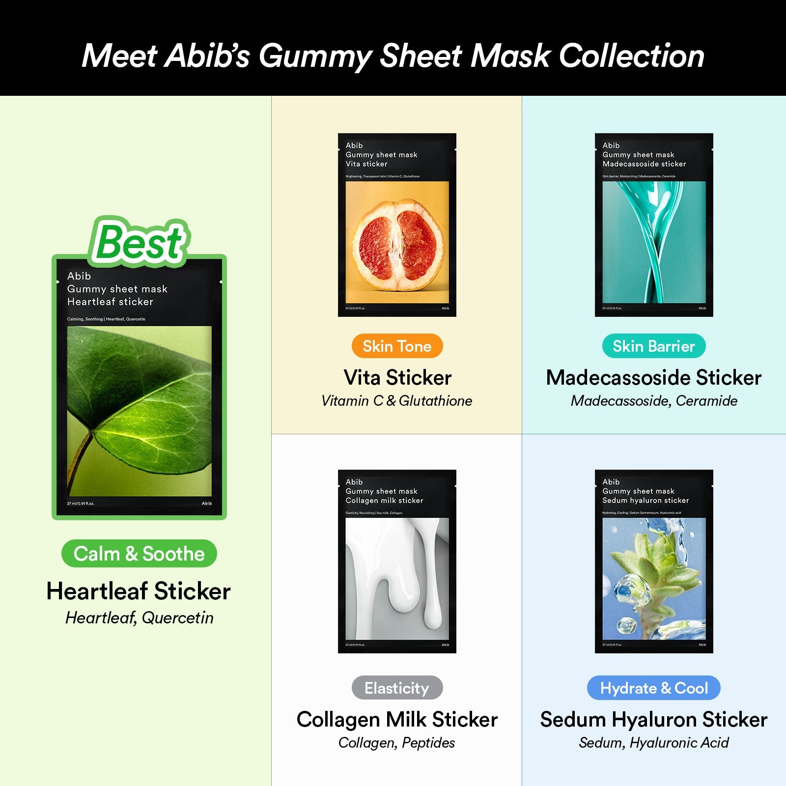 Revitalize Your Skin with Our Collagen Milk Gummy Sheet Mask - 10 Sheets of Hydration Magic!