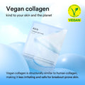 Abib vegan collagen gel face mask with certified vegan formula, hydrating and gentle skincare for sensitive and breakout-prone skin