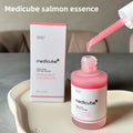 Medicube Pink Peptide Serum in dropper bottle on white background