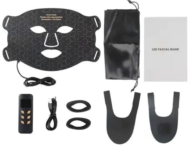 7-Color LED Rejuvenation Beauty Mask – Acne, Wrinkles & Glow Boost